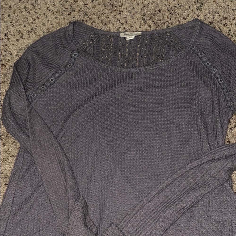 Luck Brand lace long sleeve